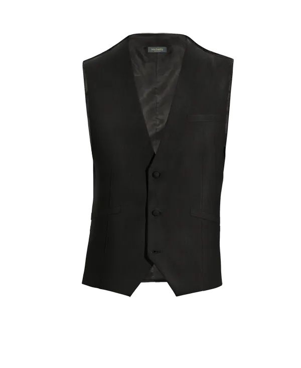 Black bean essential Waistcoat