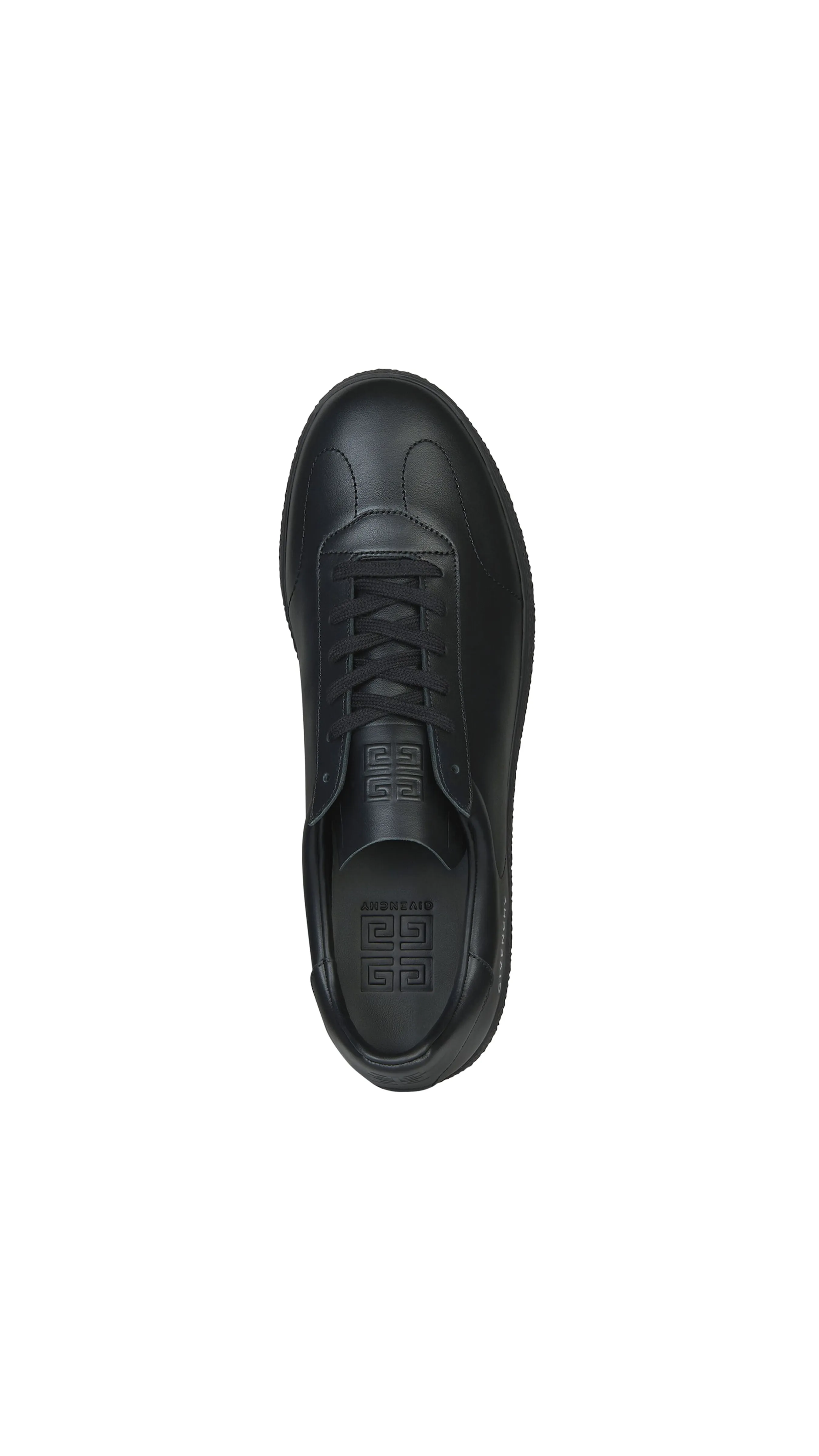 Black Leather Town Sneakers