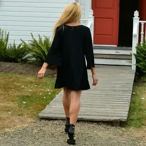 Black mini tunic top dress