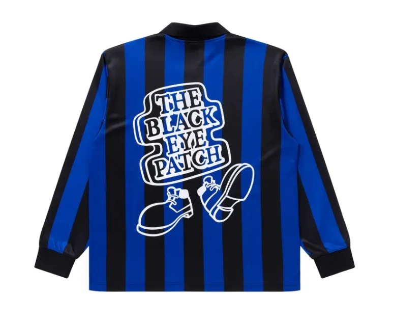 BlackEyePatch Long Sleeves Logo Skater Style T-Shirt