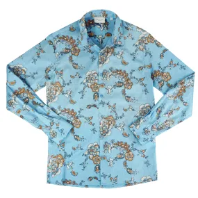 Bloom Blue Button Down Shirt - D18