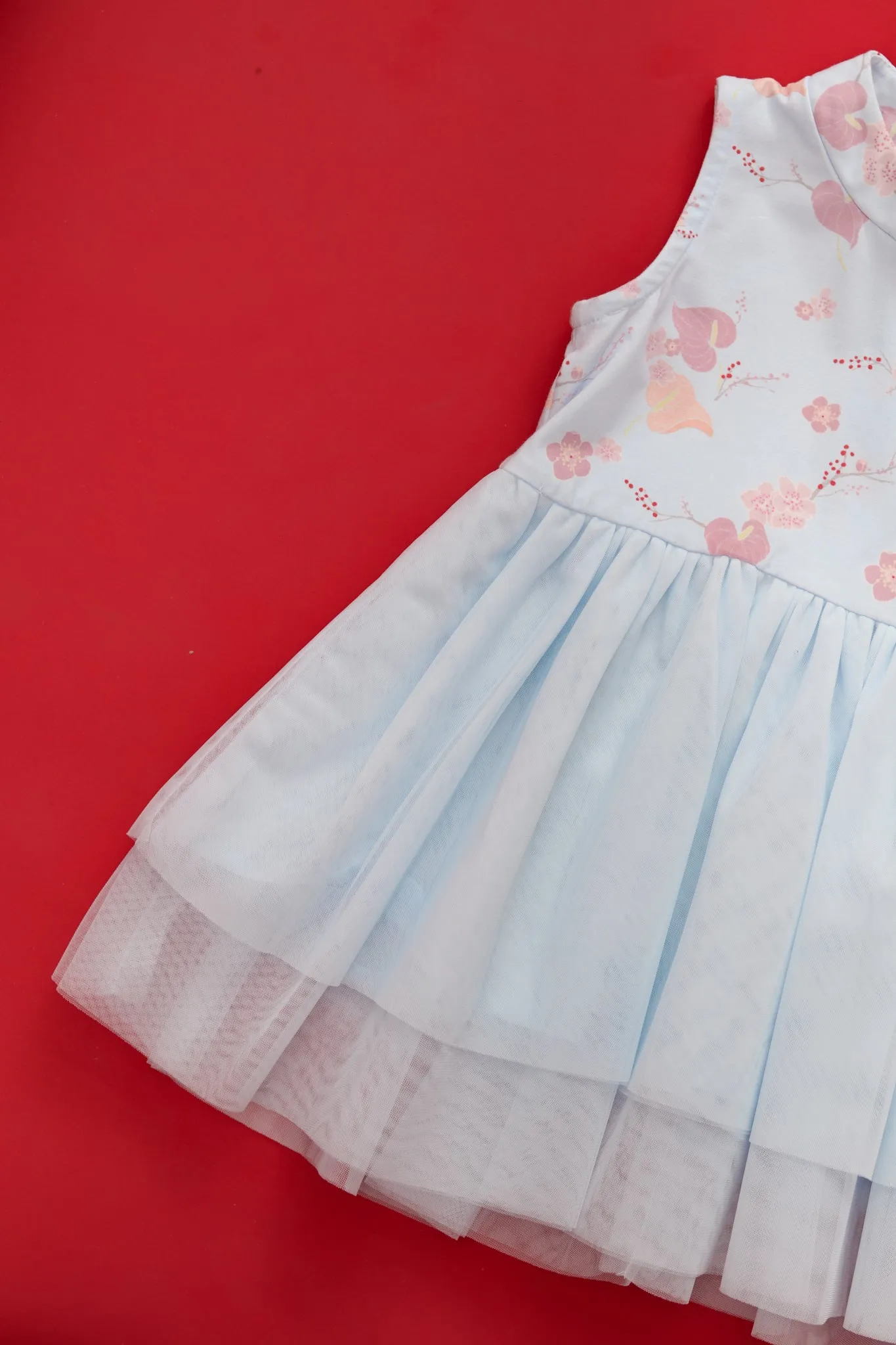 Blue Blossom Lily Jersey Kyra Dress