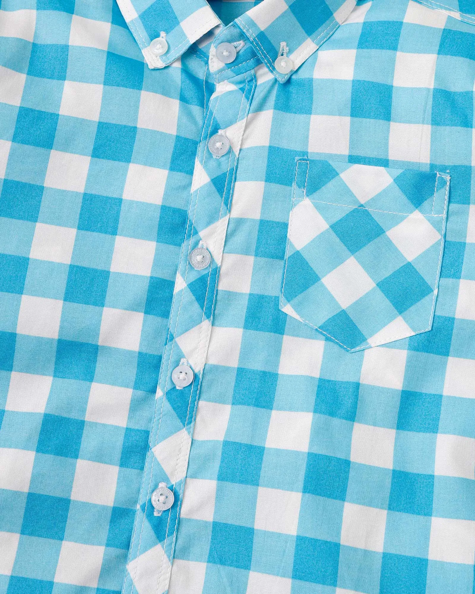 Blue Checked Shirt