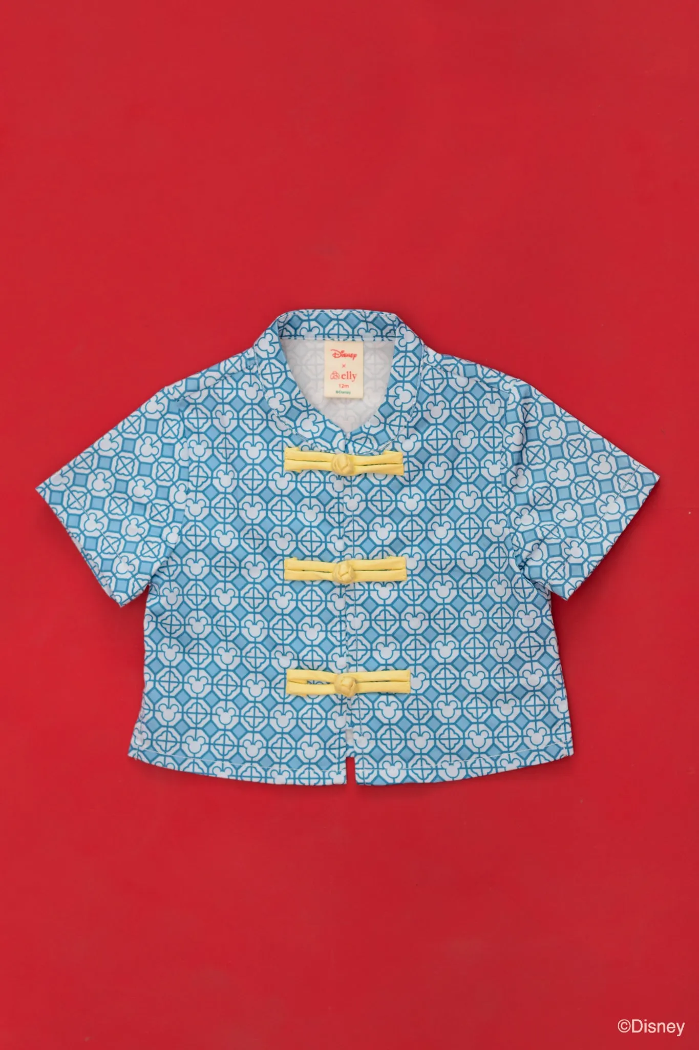 Blue Mickey Tiles Tang Shirt