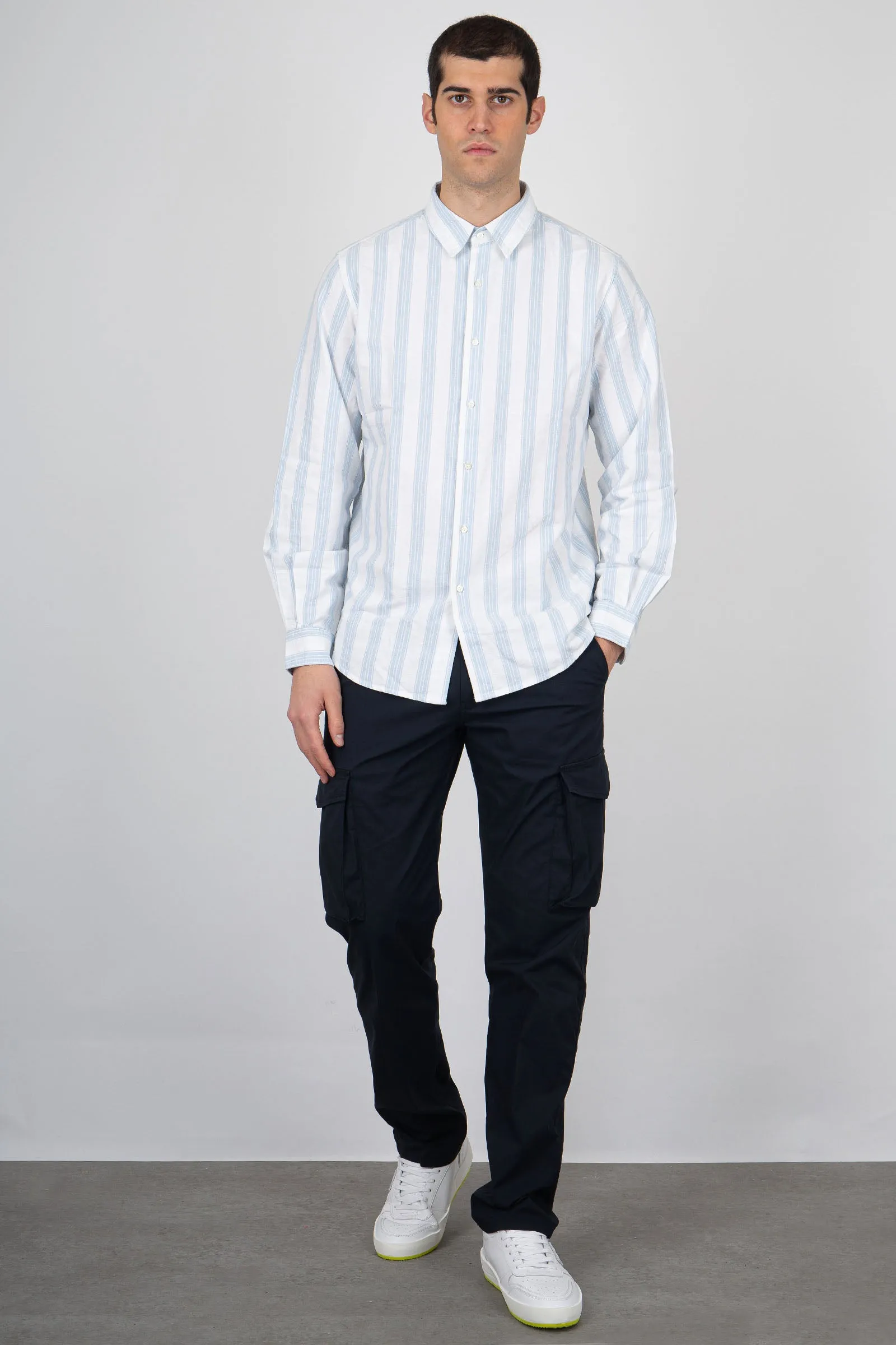 Blue Oxford Cotton Shirt