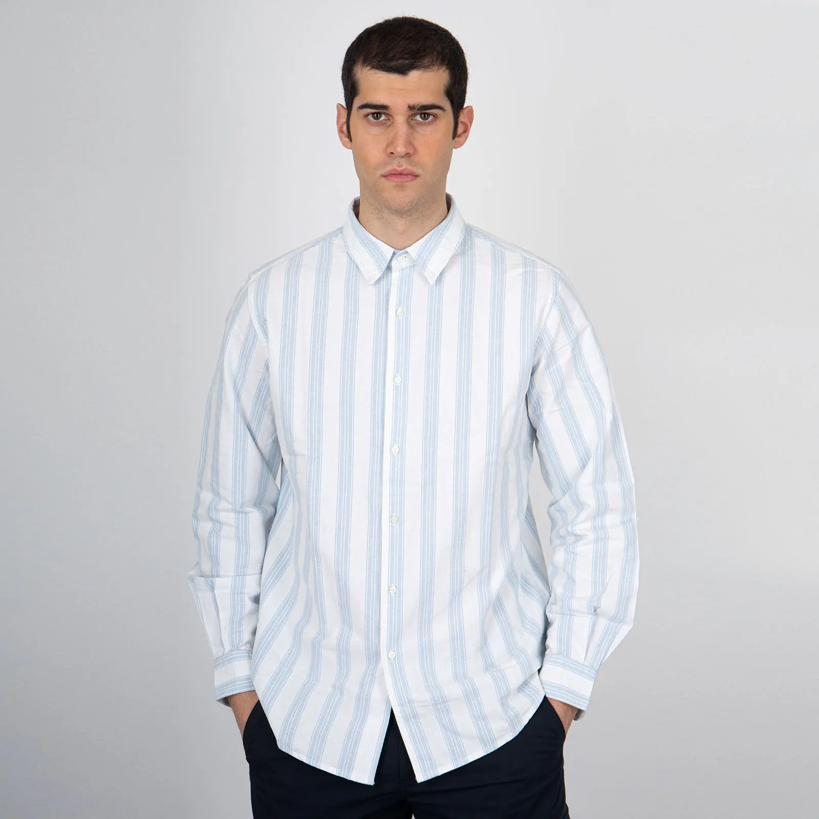 Blue Oxford Cotton Shirt