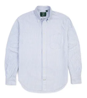 Blue Stripe Gitman Vintage Oxford Shirt