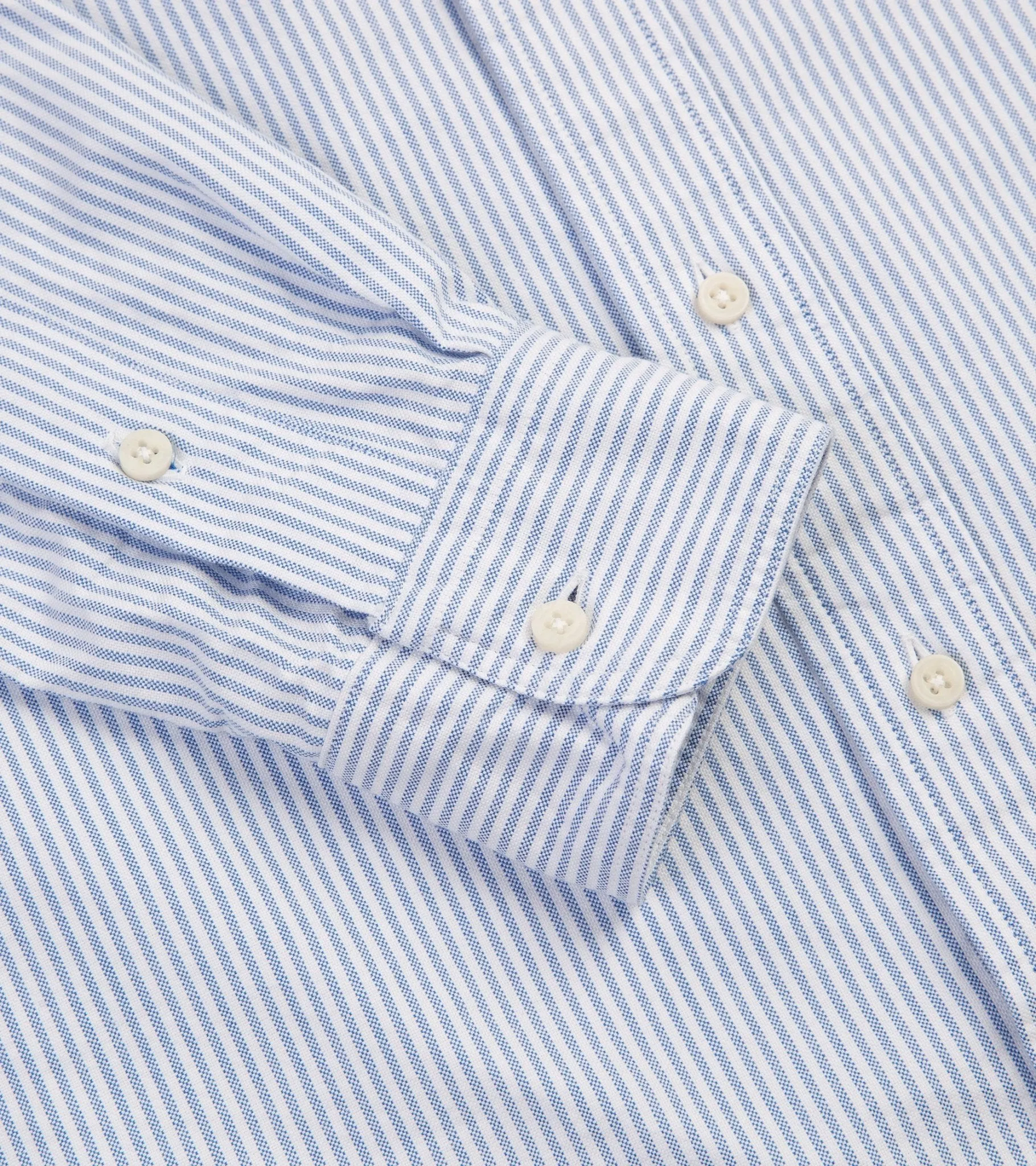 Blue Stripe Gitman Vintage Oxford Shirt