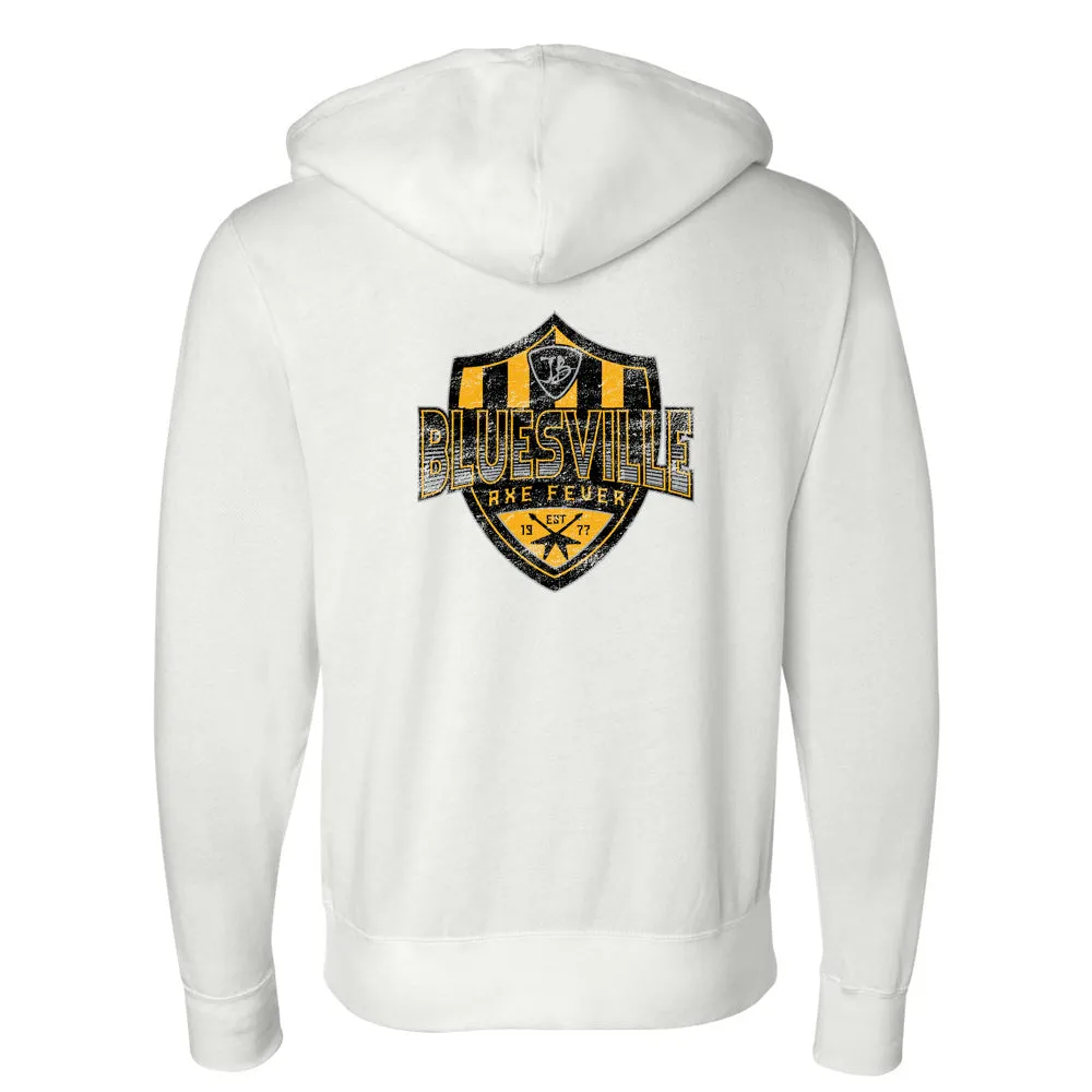 Bluesville Axe Fever Zip-Up Hoodie (Unisex)