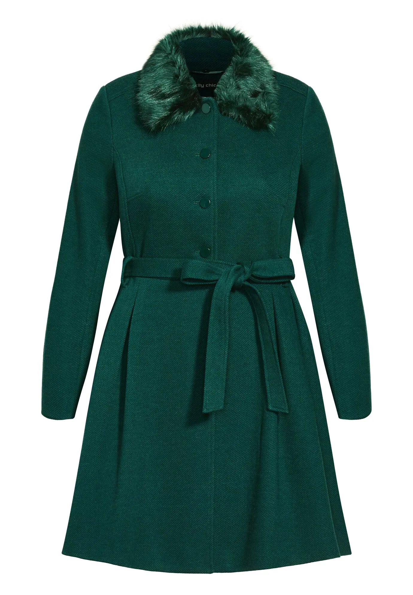 Blushing Belle Coat - jade