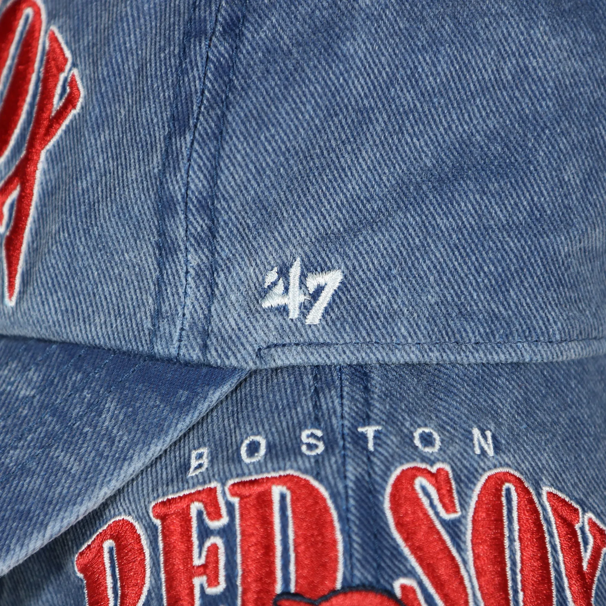 Boston Red Sox Retro Blue Baseball Cap | Distressed Adjustable Dad Hat