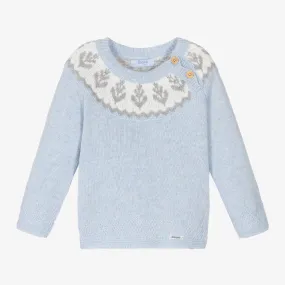 Boys Light Blue Knitted Sweater