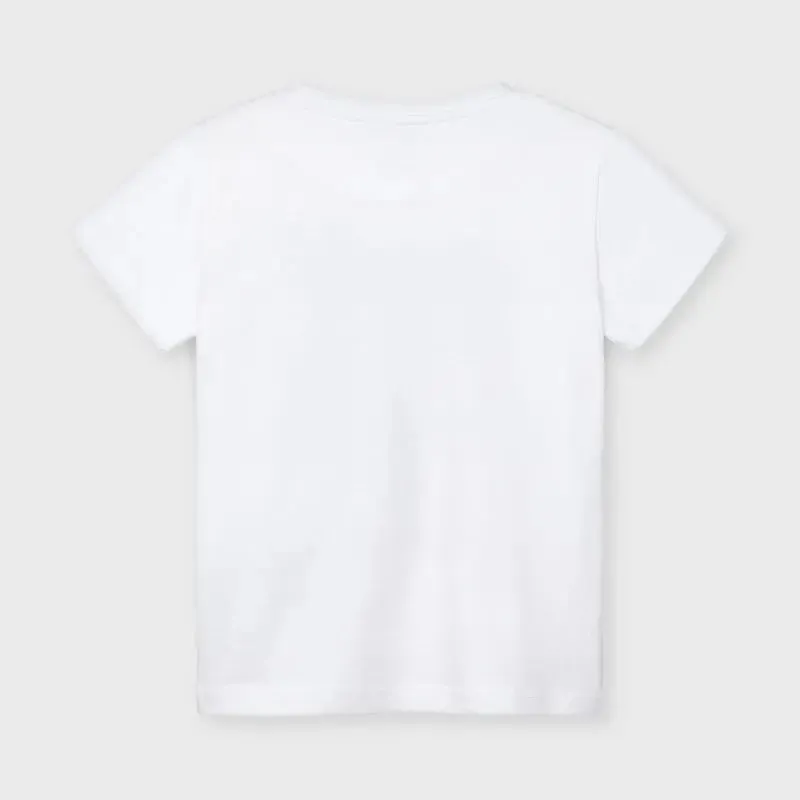 Boy's White Weekend Vibes T-shirt