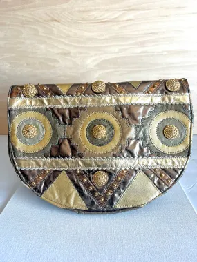 Bronze Vintage Crossbody Bag