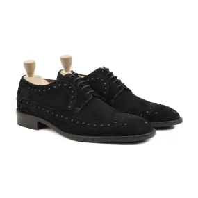 BROOK - Suede Oxford Shoes for Boys in Black