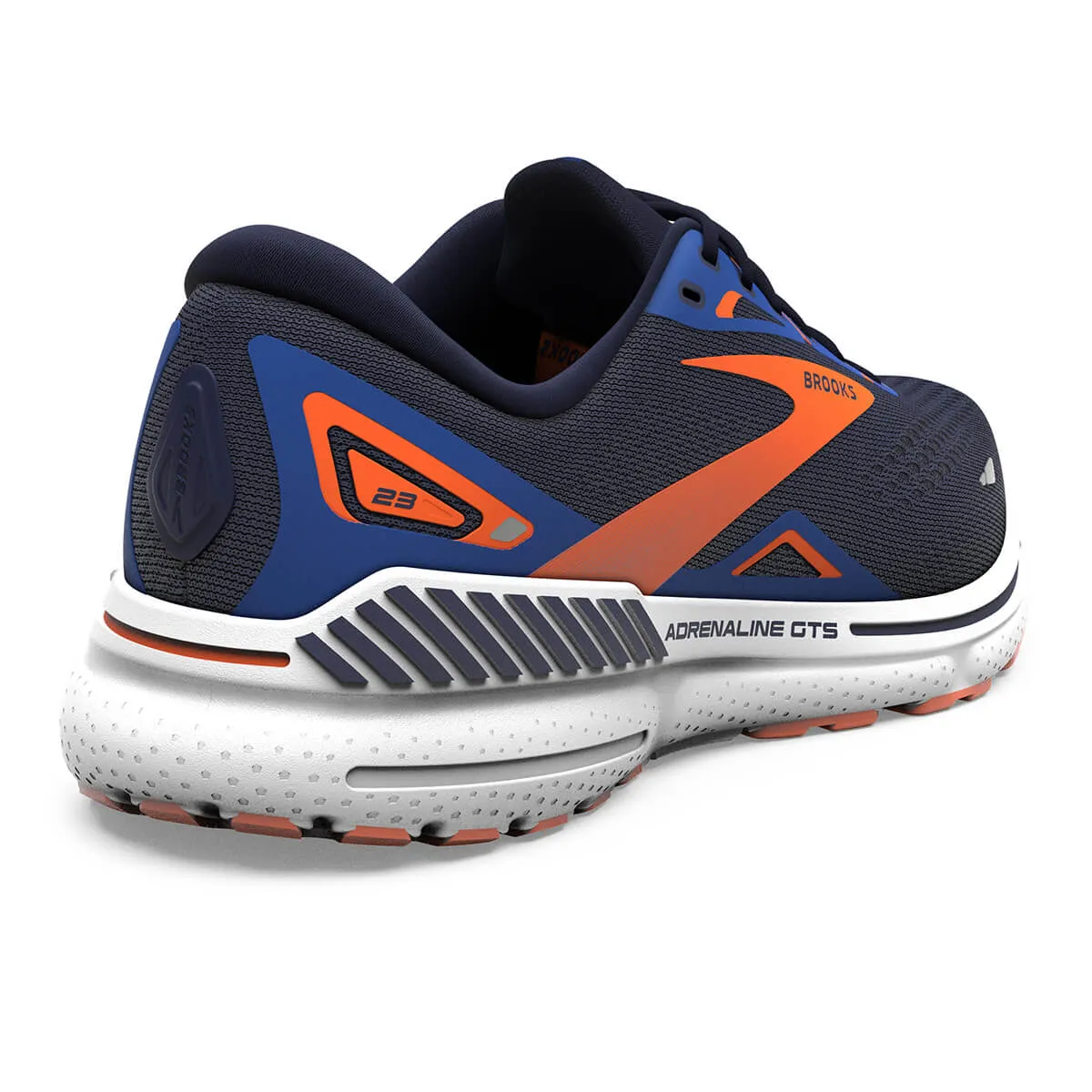 Brooks Adrenaline GTS 23 Men's Shoes | Peacoat/Orange/Surf the Web - Top Ranking