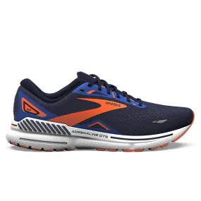 Brooks Adrenaline GTS 23 Men's Shoes | Peacoat/Orange/Surf the Web - Top Ranking