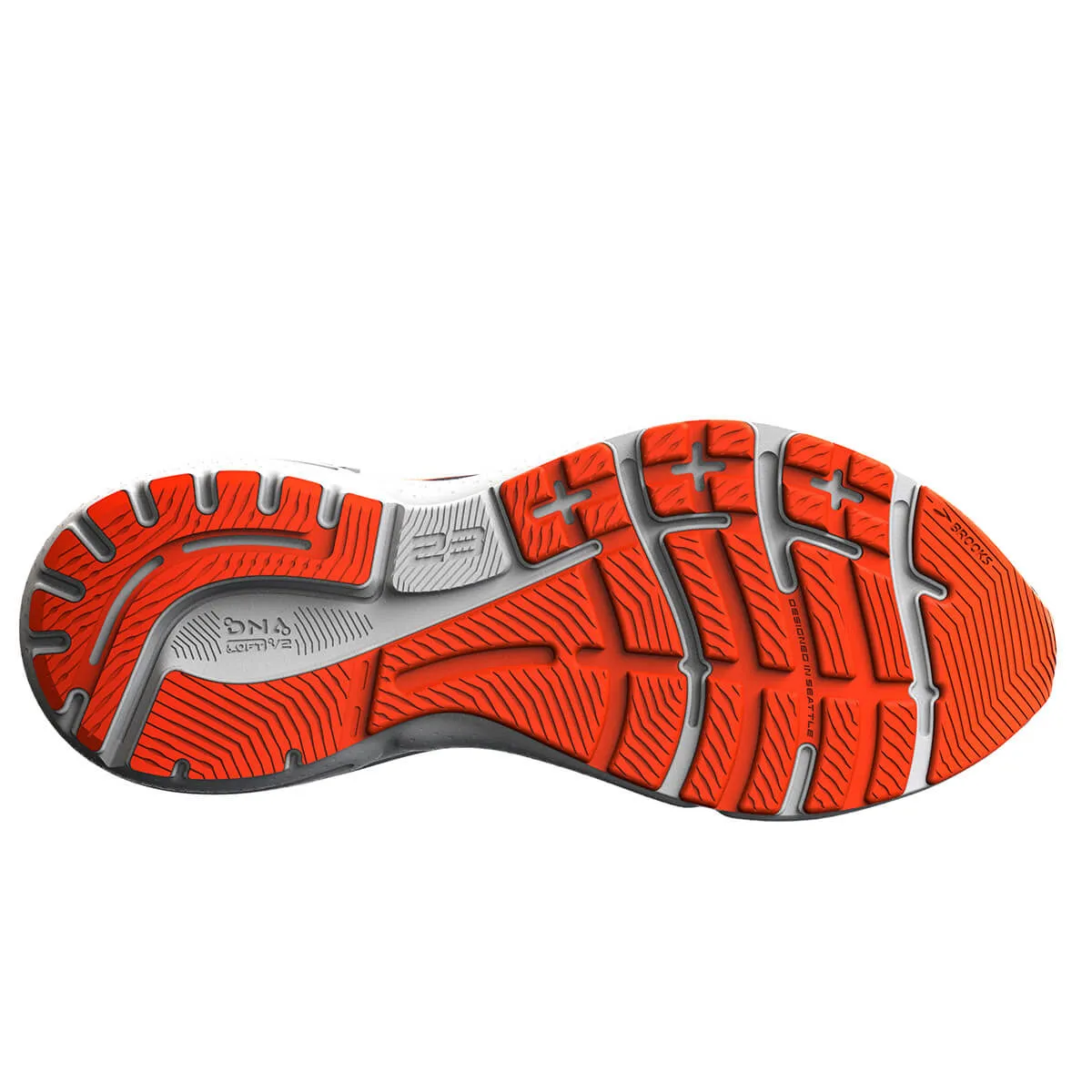 Brooks Adrenaline GTS 23 Men's Shoes | Peacoat/Orange/Surf the Web - Top Ranking