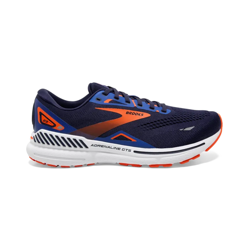 Brooks Adrenaline GTS 23 - Peacoat/Orange/Surf the Web - Men's