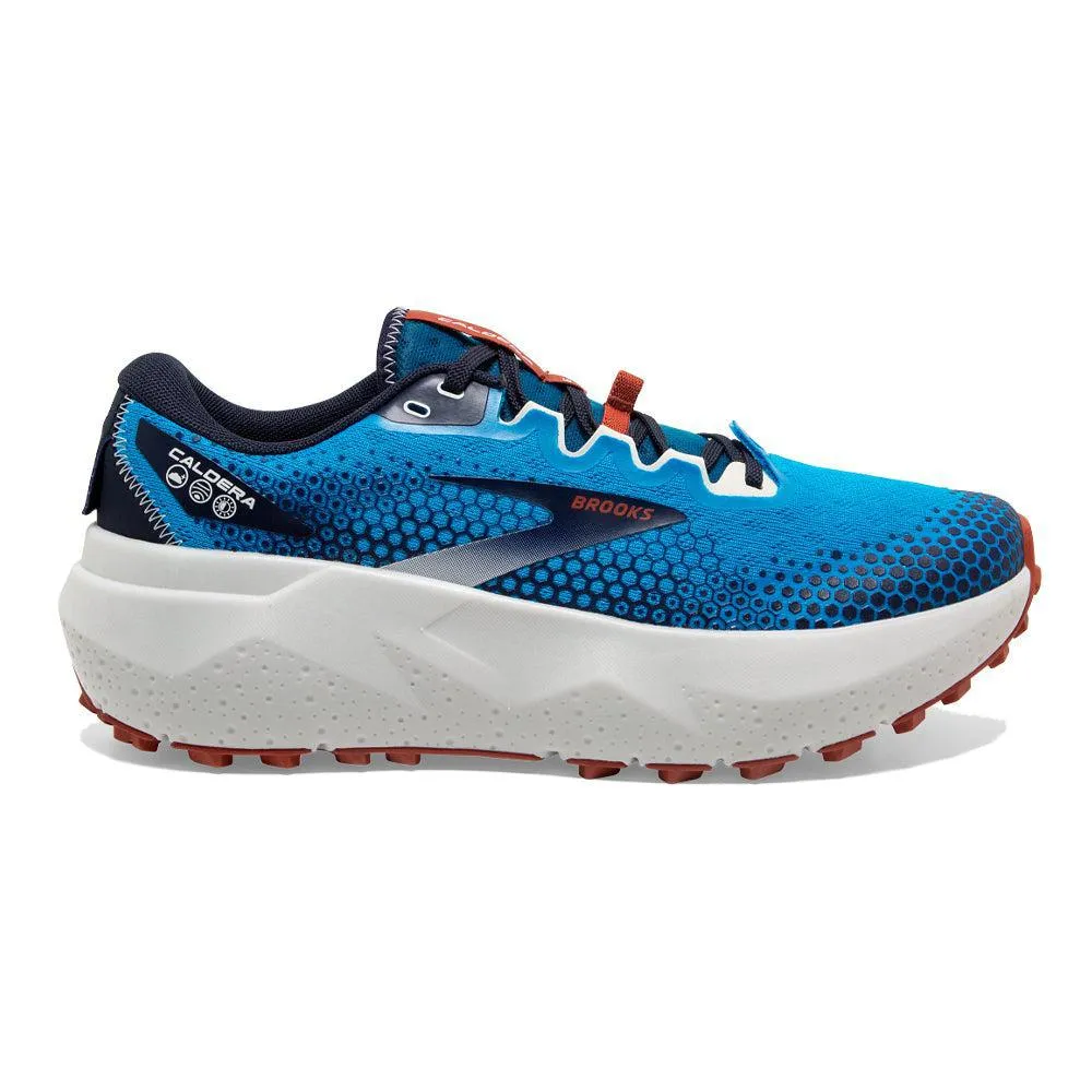 Brooks Caldera 6 Men's Running Shoes, Peacoat/Atomic Blue/Rooibos, Size 8.5 D Medium