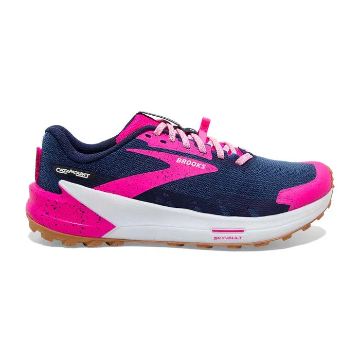 Brooks Catamount 2 Women's Running Shoes - Peacoat/Pink/Biscuit - Size 9 B Medium.