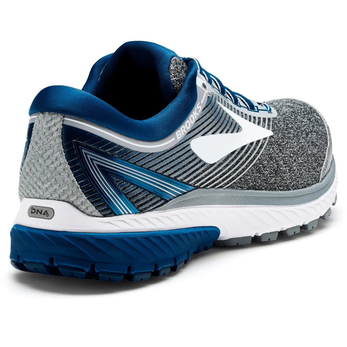 Brooks Ghost 10 shoes. Gray blue color. SS18.