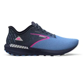 Brooks Launch GTS 10 Women's Running Shoe, Peacoat/Marina Blue/Pink Glo, Size 9 Medium