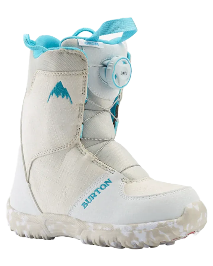 Burton Grom Boa Kids Snowboard Boots - White - 2023