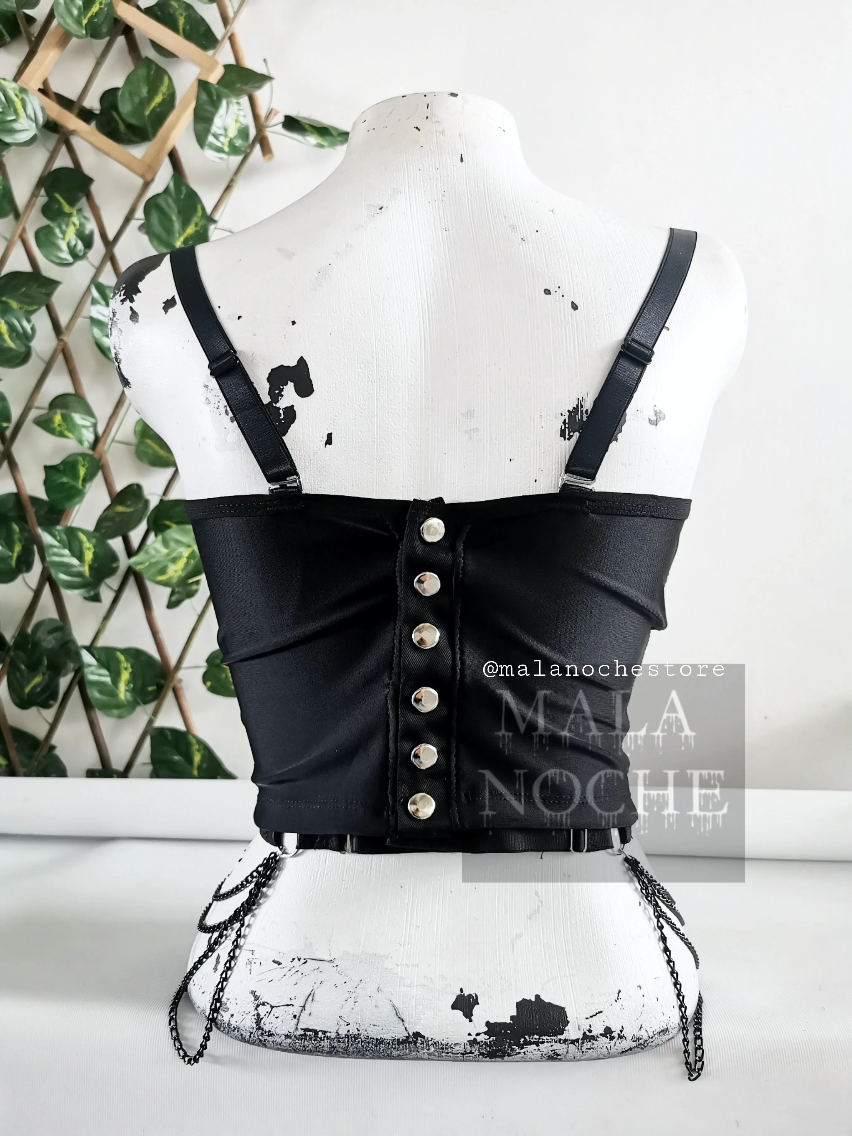 Bustier Athena - Crop collar sold separately.