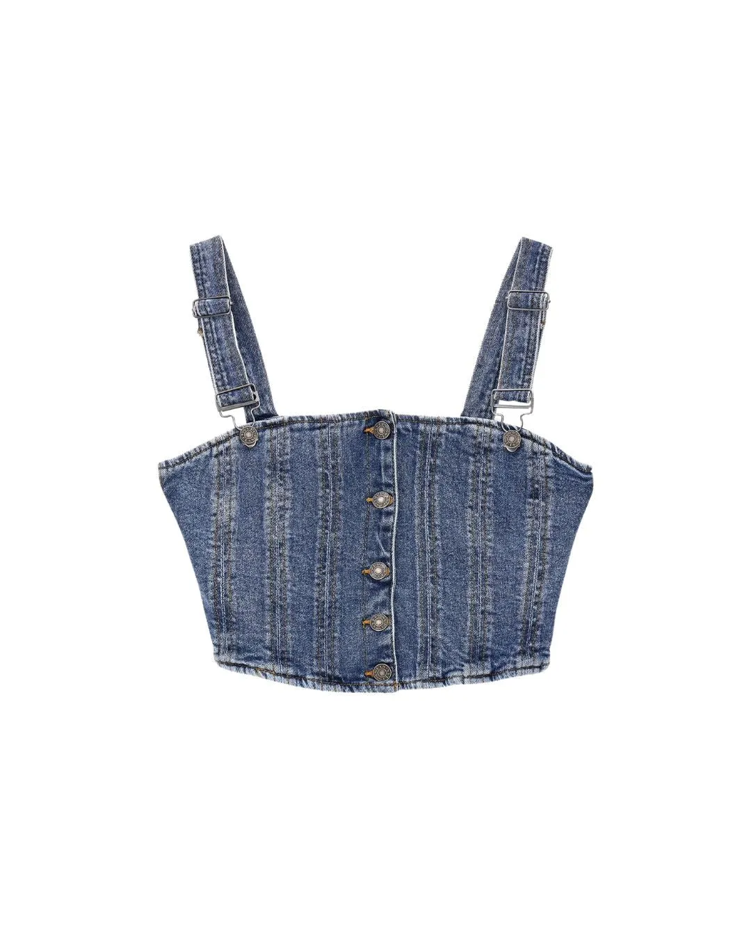 Bustier Denim Top