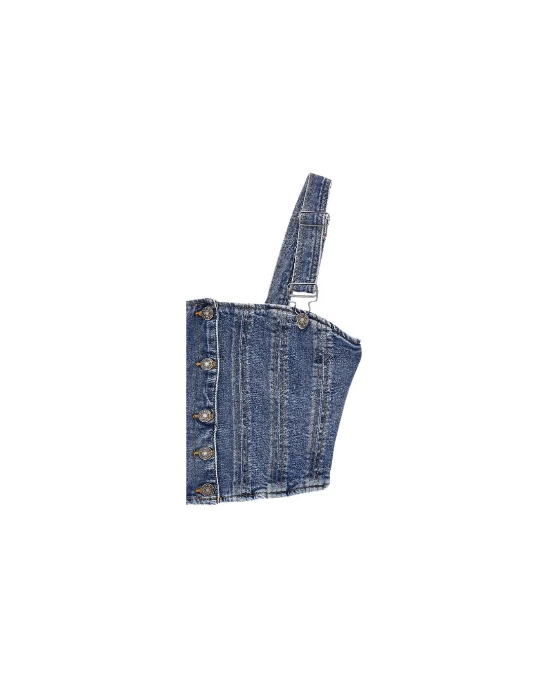 Bustier Denim Top