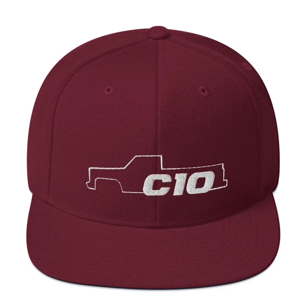 C10 Squarebody Square Body Snapback Hat