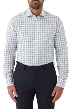 Cambridge Carlton Shirt - Green Blue Check