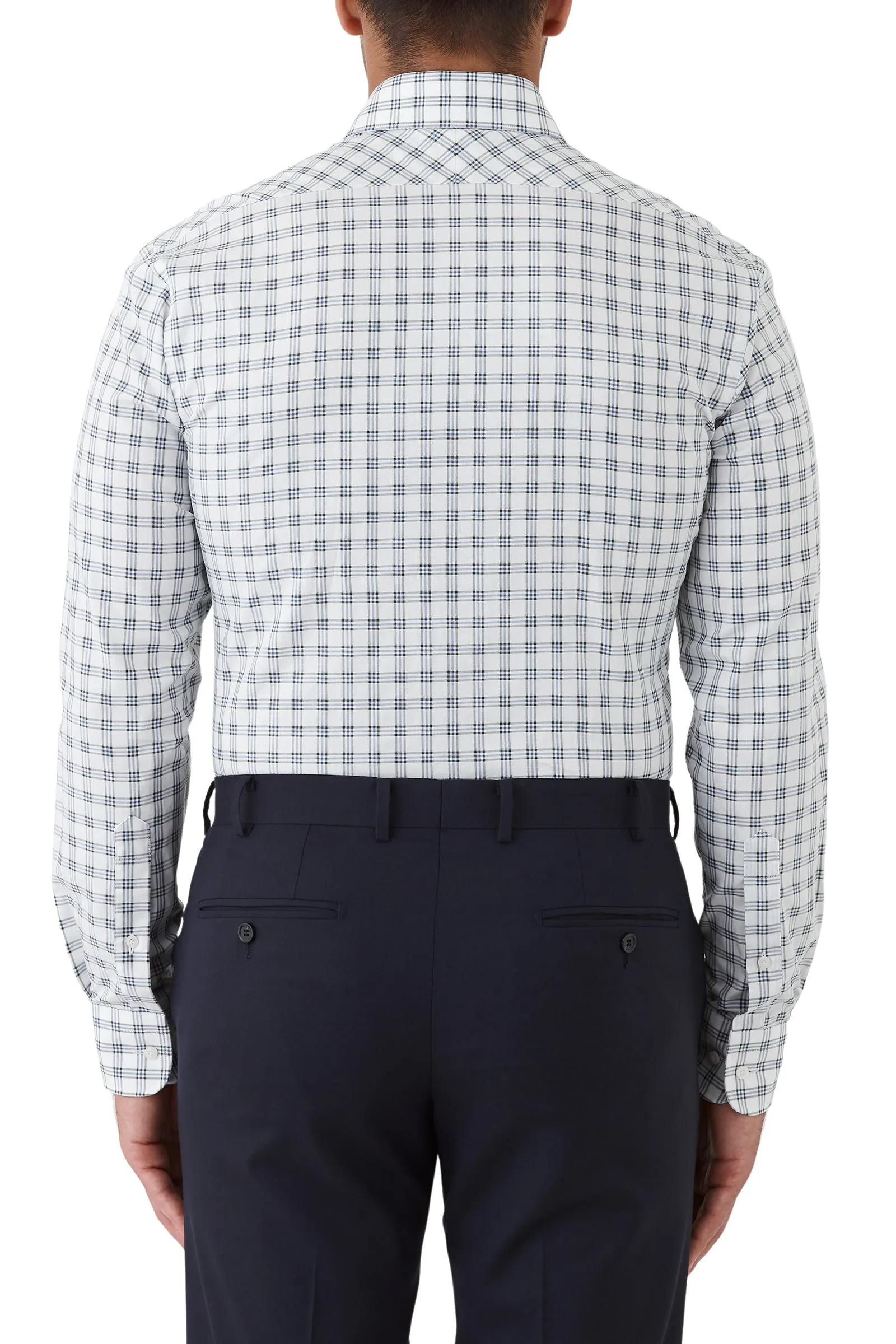 Cambridge Carlton Shirt - Green Blue Check