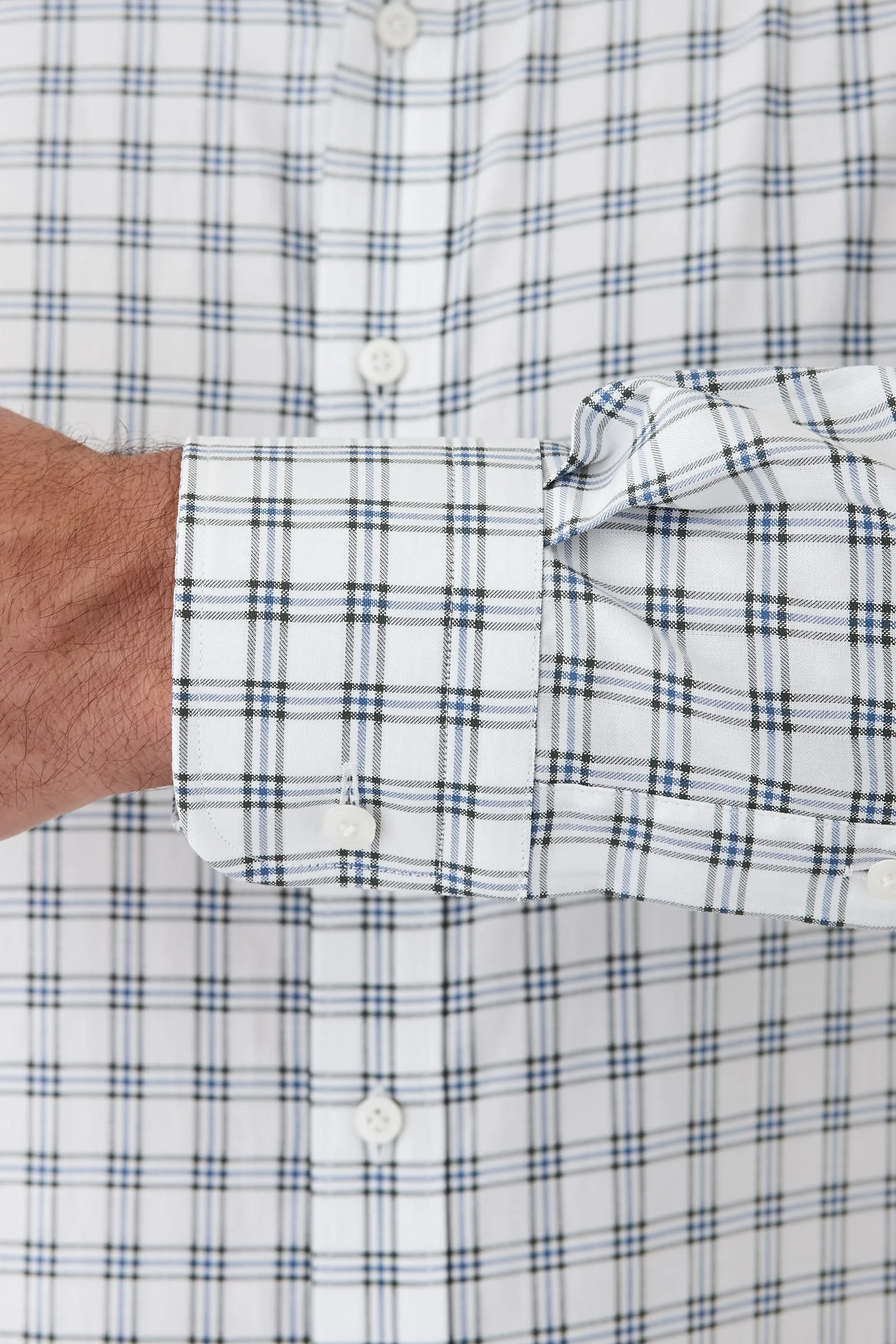 Cambridge Carlton Shirt - Green Blue Check