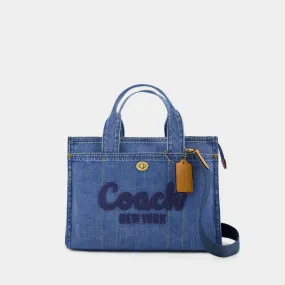 Cargo Tote Shopper Bag - Coach - Canvas - Blue