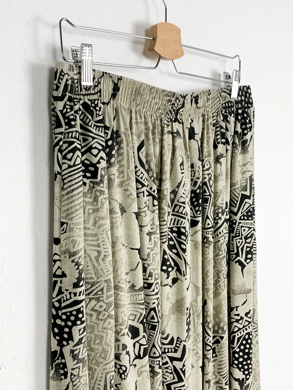 CC Black and Tan Abstract Print Skirt - Shop now for trendy black and tan abstract print skirts!