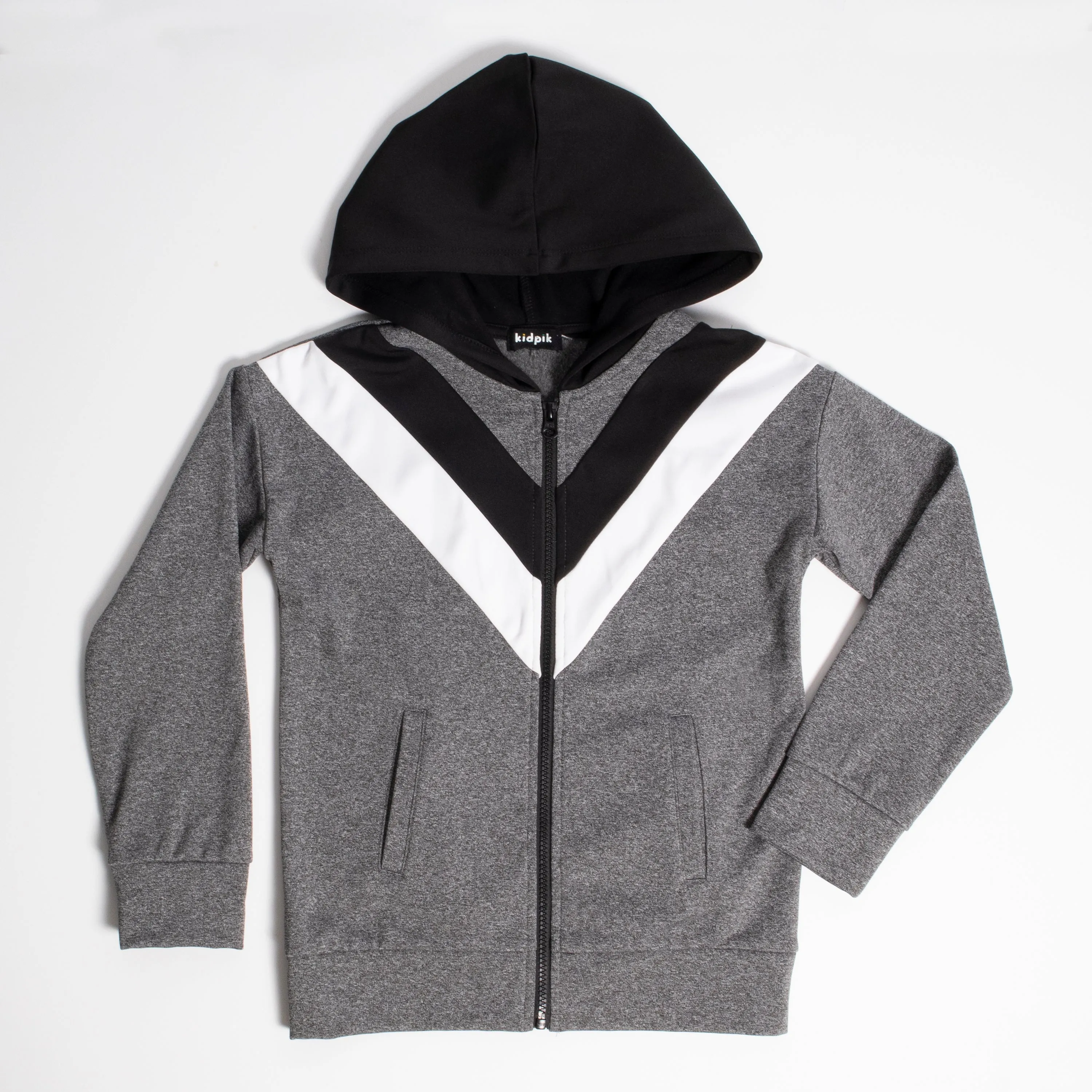 Charcoal Zip Hoodie