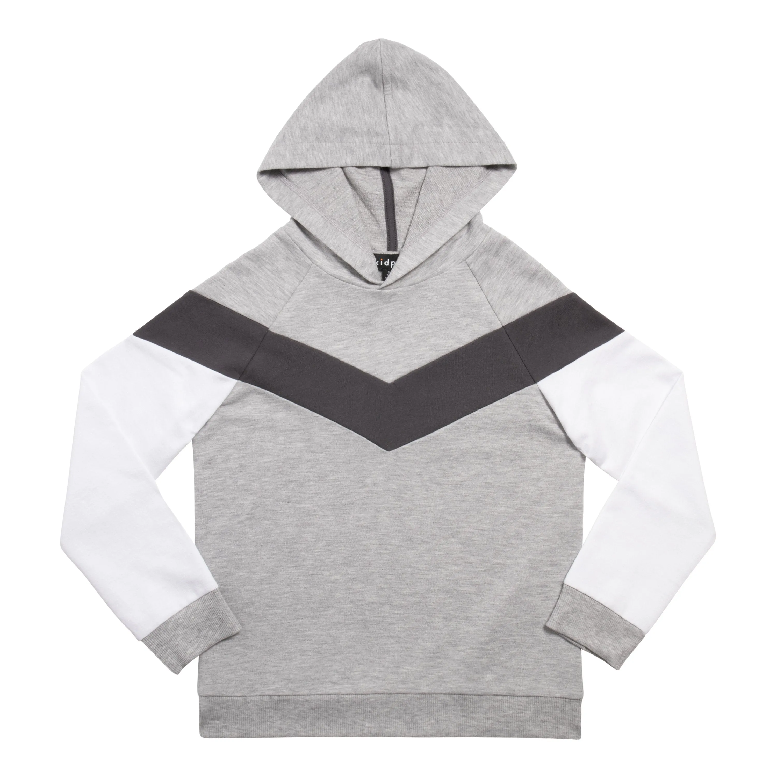 Chevron Color Block Hoodie