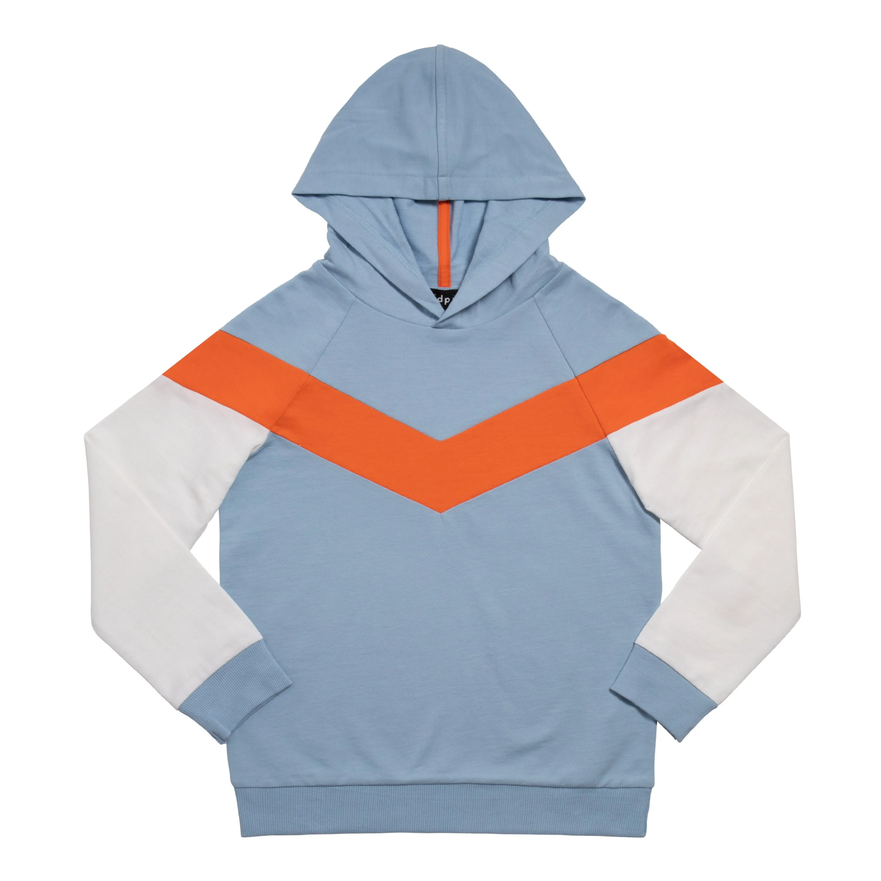 Chevron Color Block Hoodie