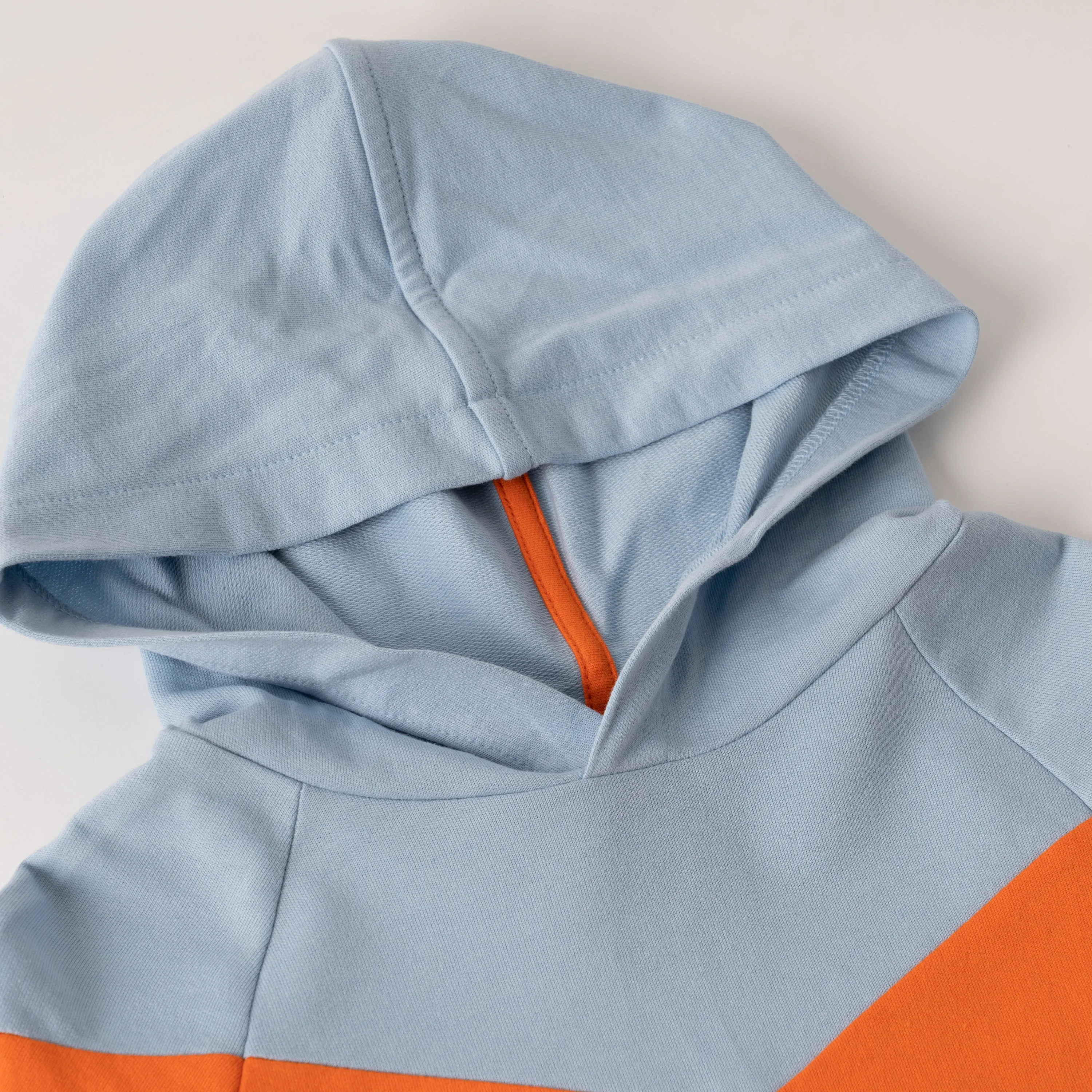 Chevron Color Block Hoodie