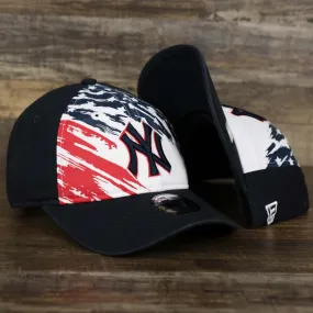 Child New York Yankees 4th of July Hat | Navy Yankees Dad Hat for Kids