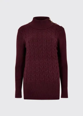 Claremont Women’s Sweater - Ox Blood