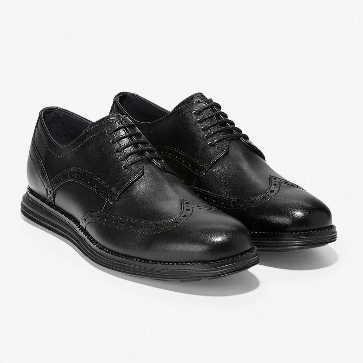 Cole Haan Men's OriginalGrand Wingtip Black/Black CI27984