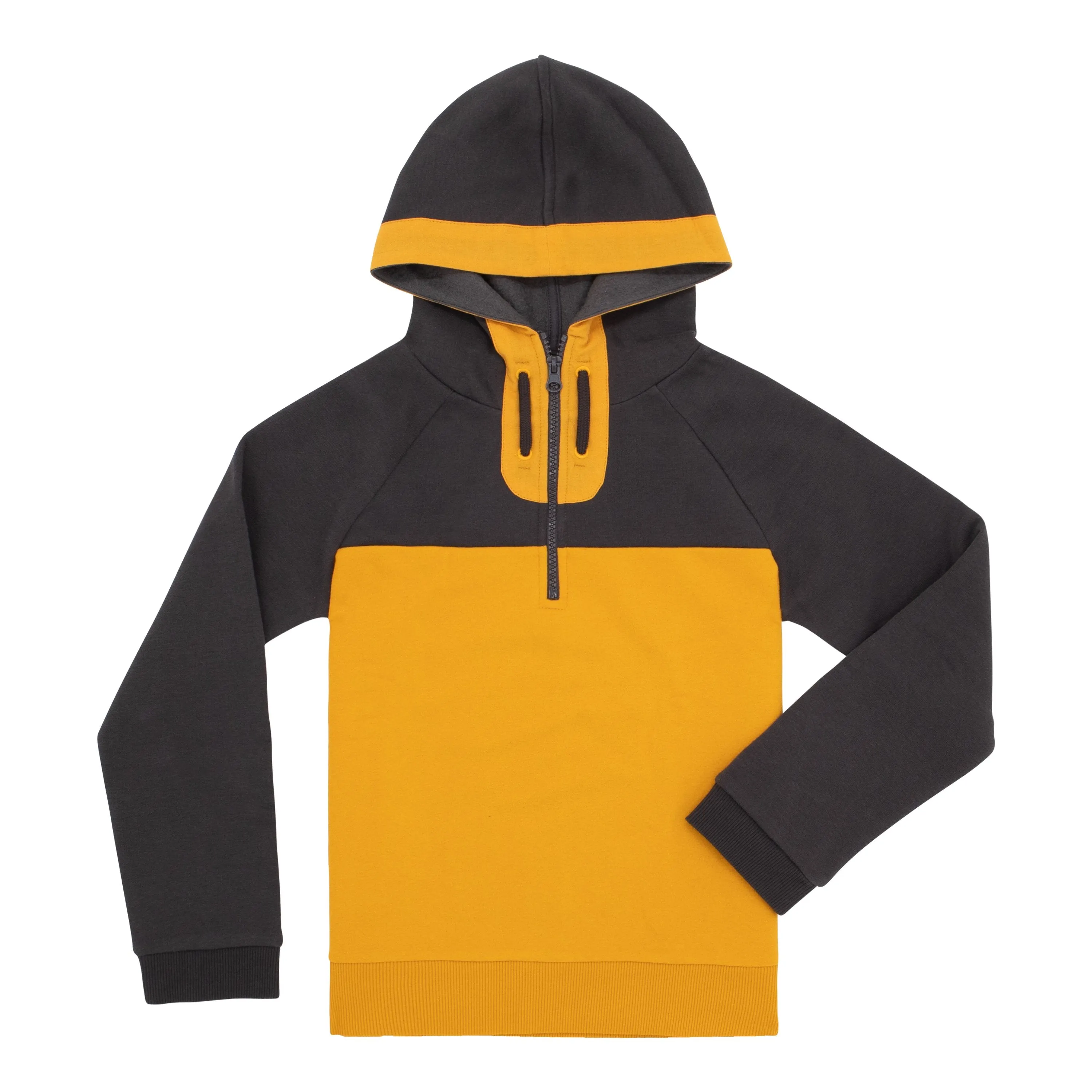 Color Block Half Zip Hoodie