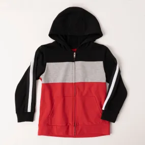 Colorblock Zip Hoodie