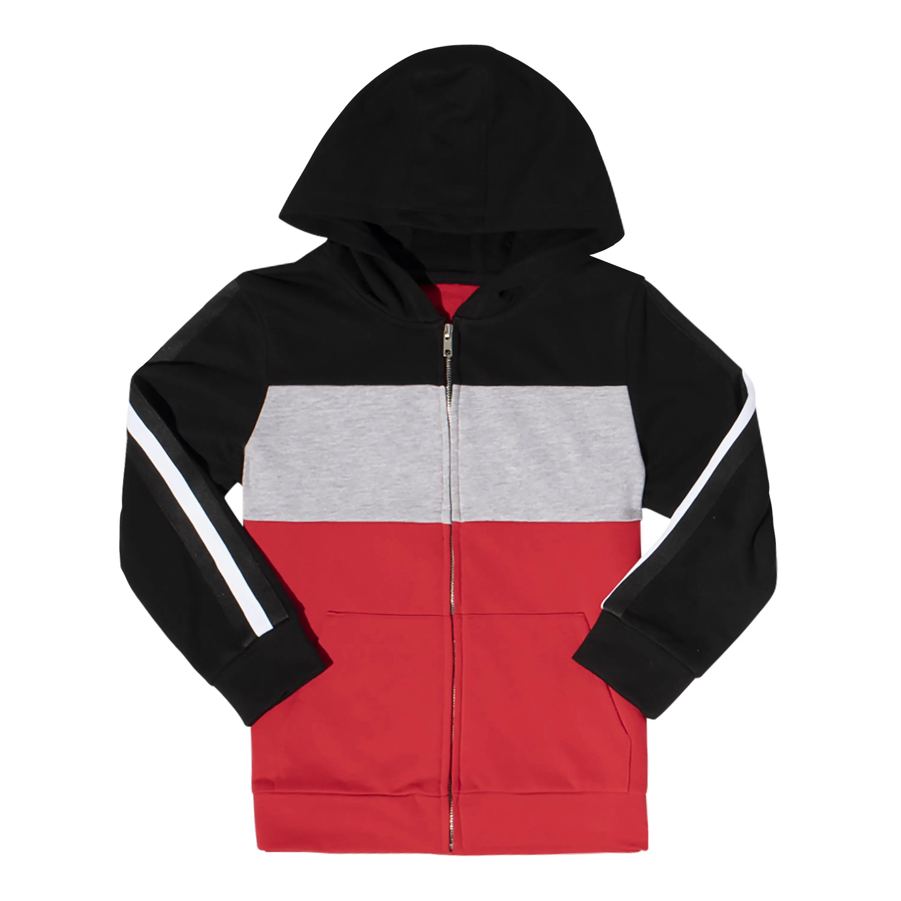 Colorblock Zip Hoodie