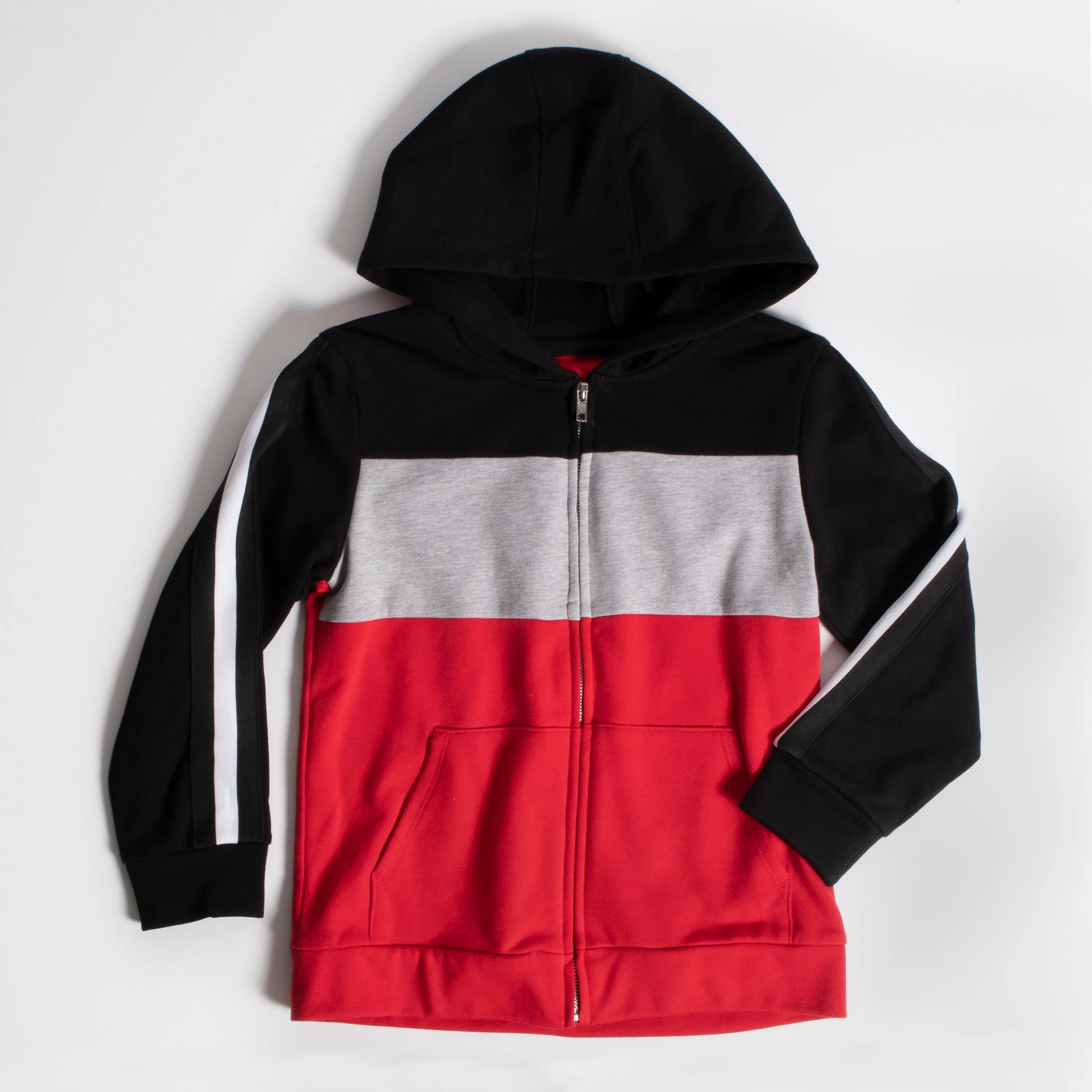 Colorblock Zip Hoodie