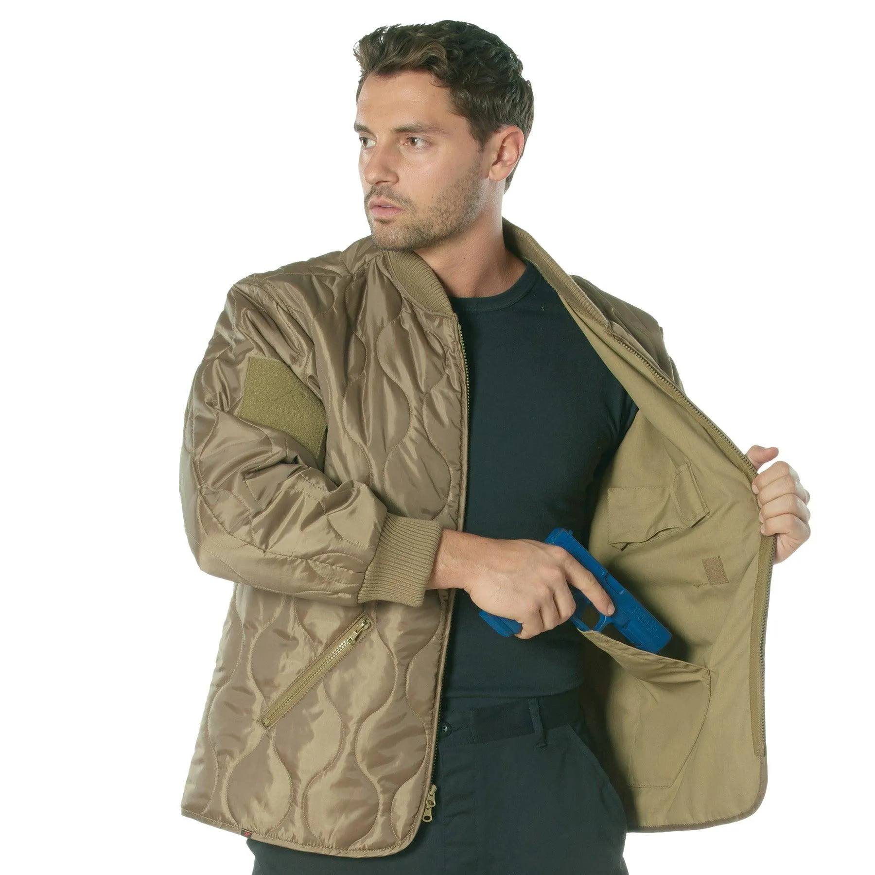 Concealed Carry Quilted Woobie Jacket