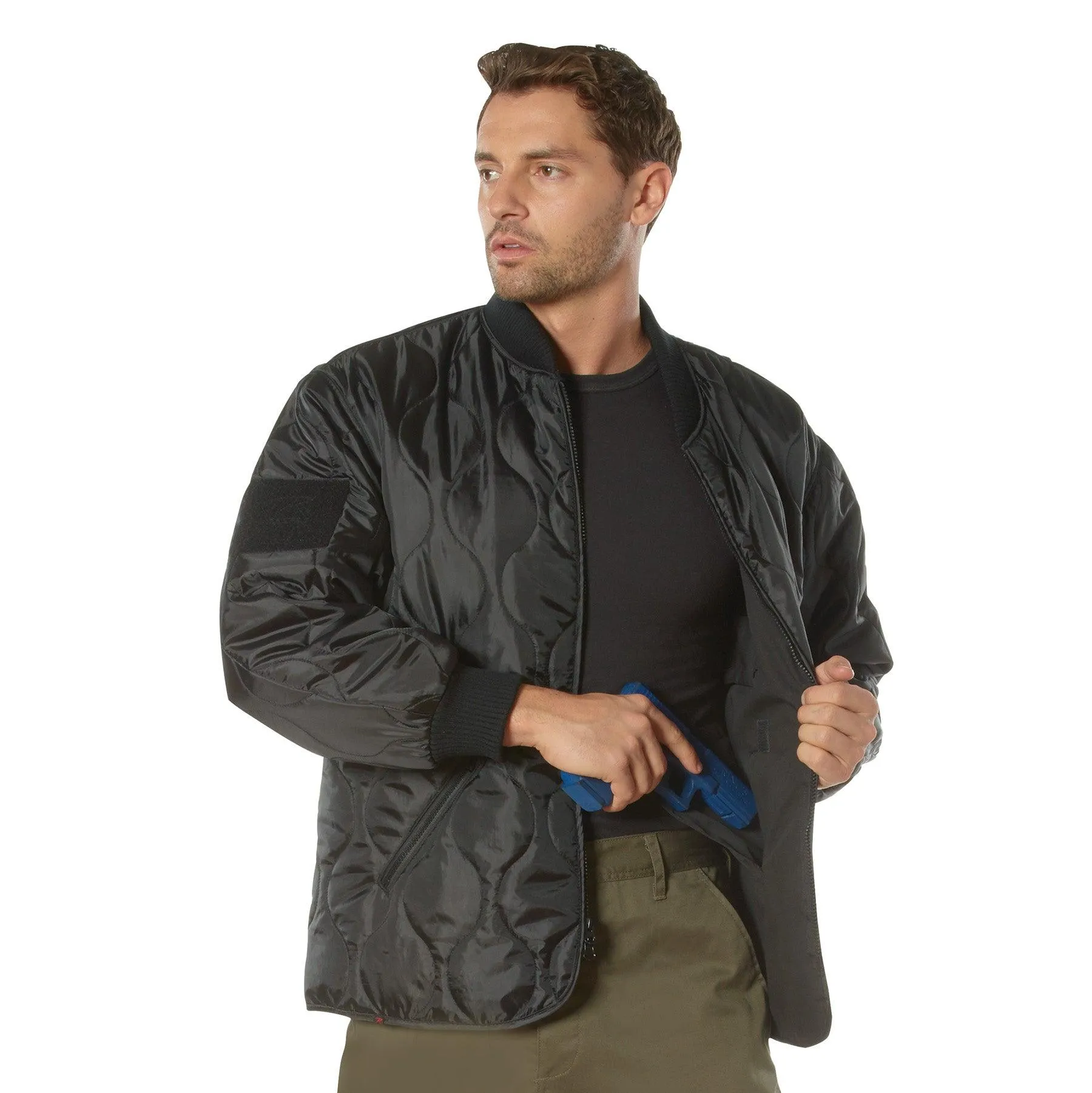 Concealed Carry Quilted Woobie Jacket